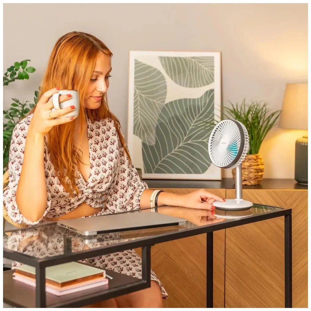 Ventilador Portátil de Sobremesa 4000mAh con Control Táctil y 4 Velocidades de Cecotec 3