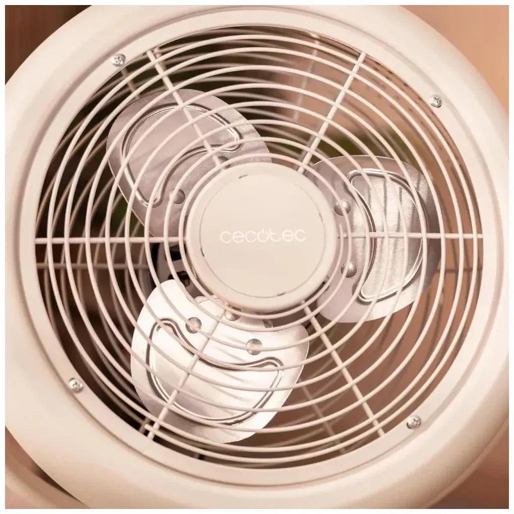 Ventilador Retro Beige 25W EnergySilence 250: Elegancia y Potencia en tu Hogar de Cecotec 4