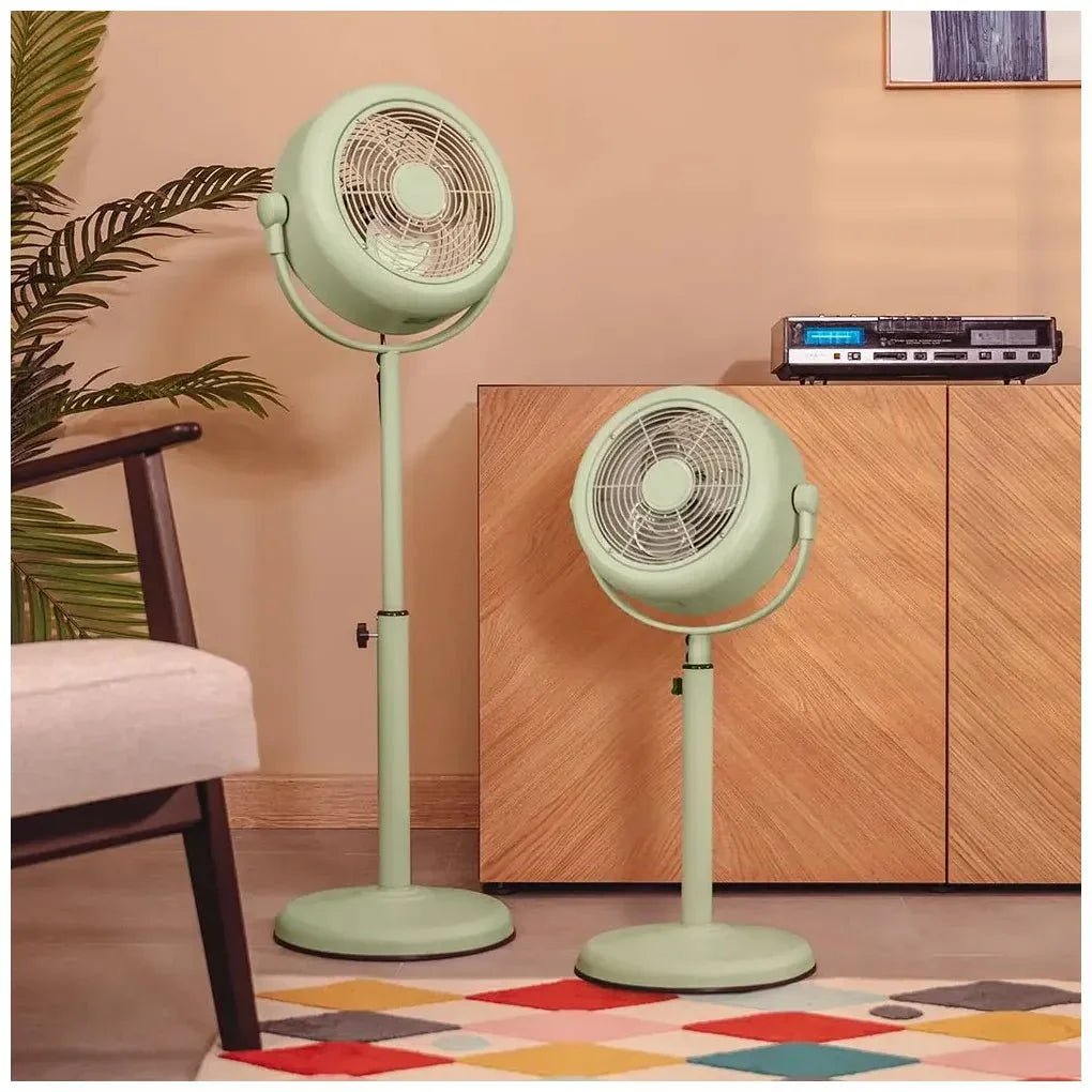 Ventilador de Pie Retro Verde 10 pulgadas con 25W, Inclinación y Velocidades Ajustables de Cecotec 7