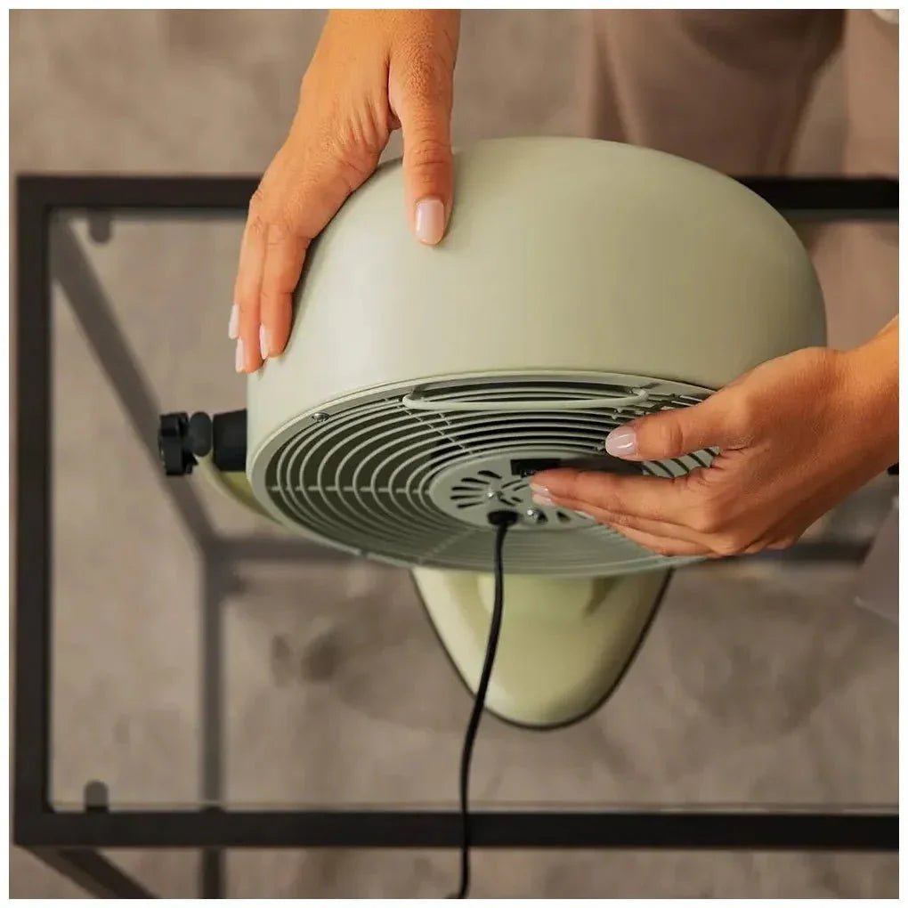 Ventilador Retro de Sobremesa Verde 8'' con Potente Motor de 20W y Seguridad de Cecotec 7