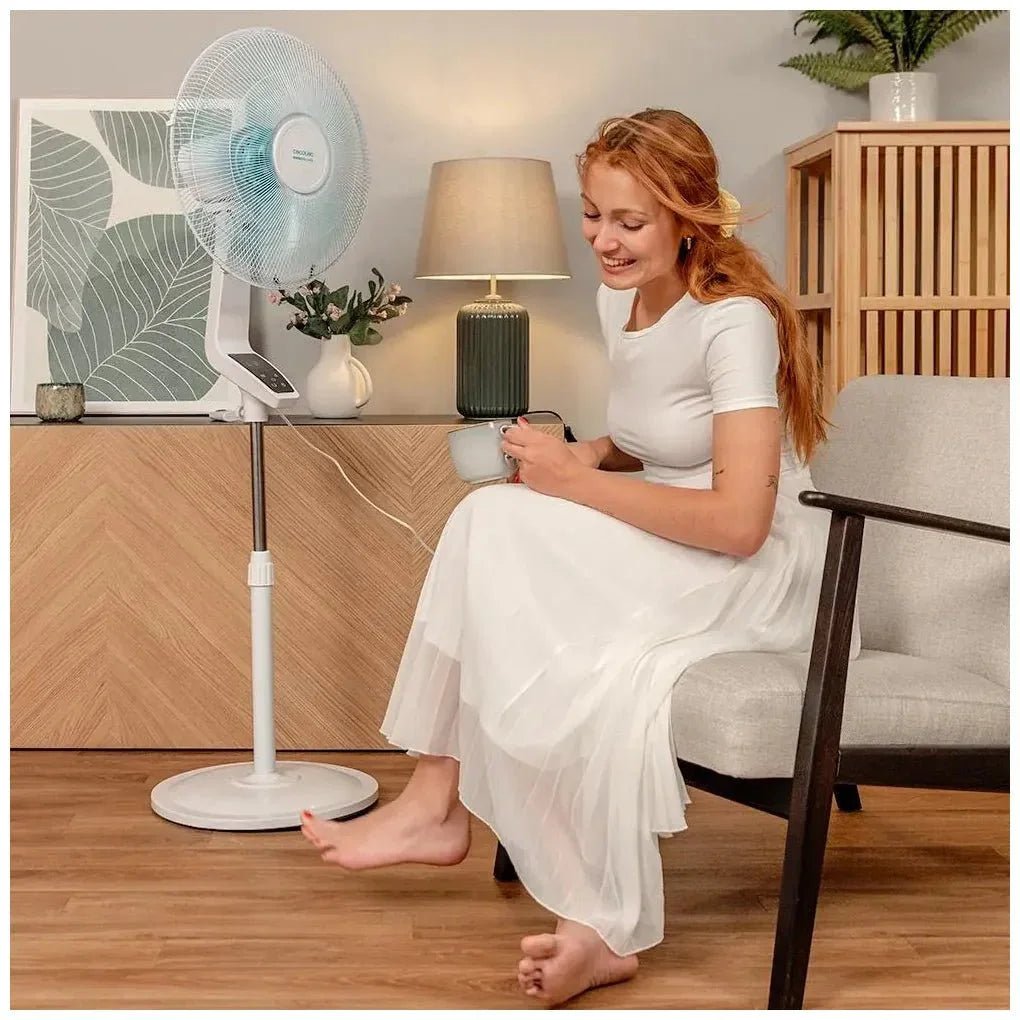 Ventilador de Pie 16 pulgadas con Control Táctil, Mando y Temporizador 50W de Cecotec 9