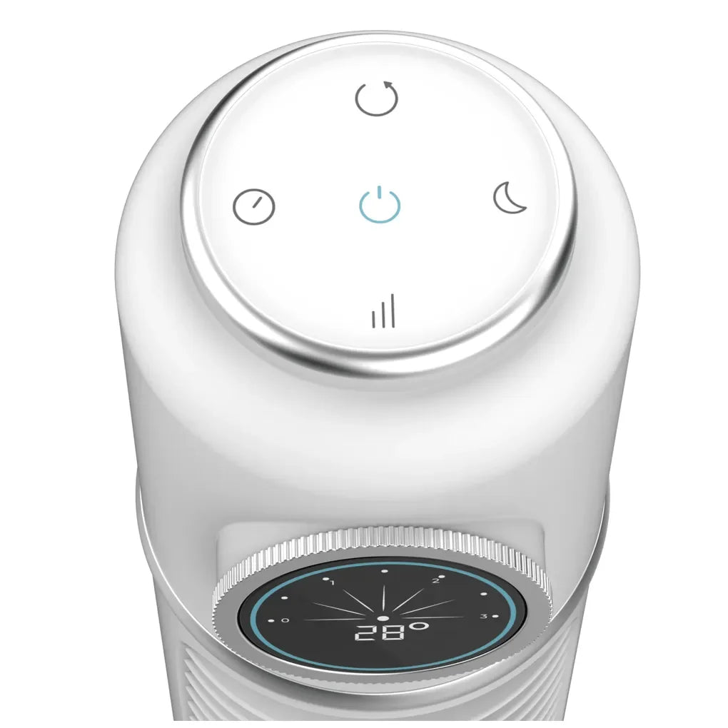 Ventilador de Torre Retro Smart 32'' con Control Remoto y Oscilación 72º de Cecotec 3