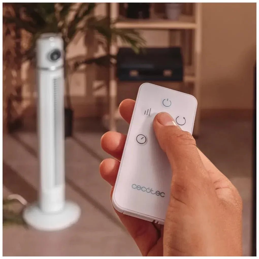 Ventilador de Torre Retro Smart 32'' con Control Remoto y Oscilación 72º de Cecotec 6