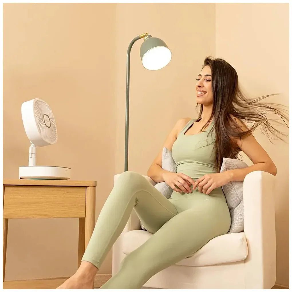 Ventilador Portátil Plegable con Batería 8000mAh, Oscilación y Luz LED de Cecotec 7