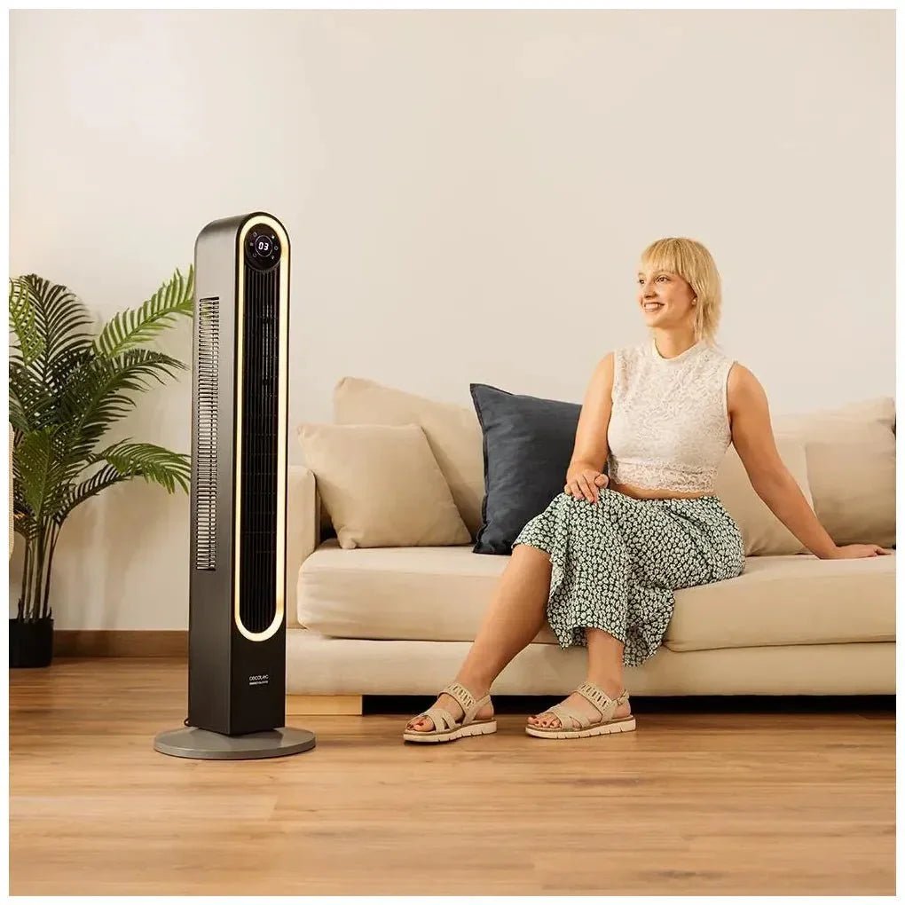 Ventilador de Torre Smart Light 9090: Potente, Elegante y Funcional de Cecotec 5