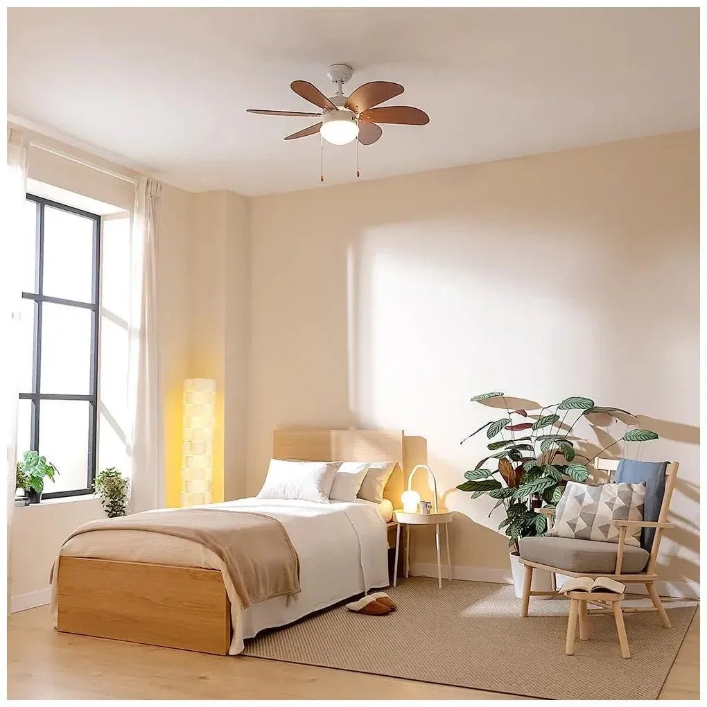 Ventilador de Techo de 50W: Iluminación, 6 Aspas Intercambiables y Función Inverno/Verano de Cecotec 3