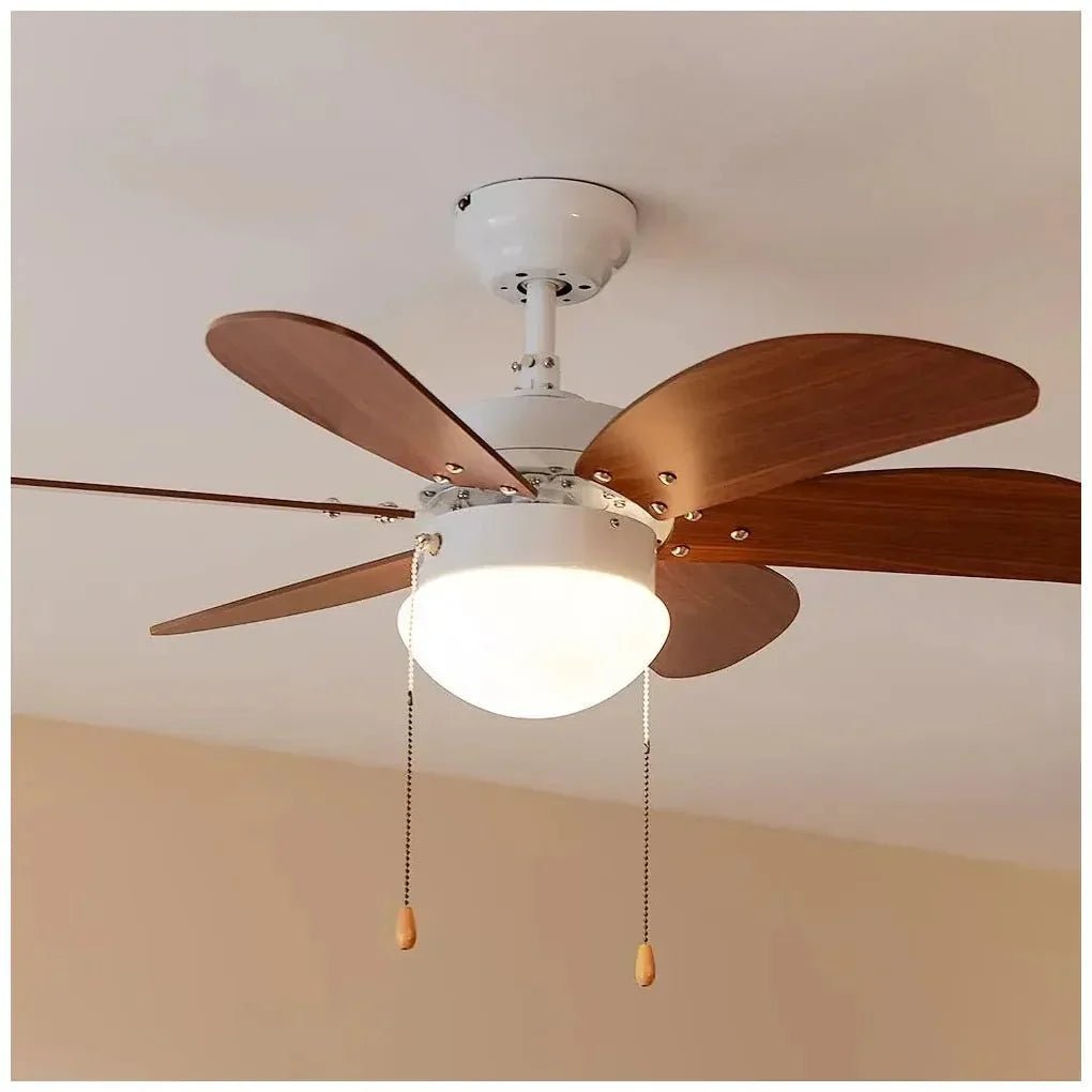 Ventilador de Techo de 50W: Iluminación, 6 Aspas Intercambiables y Función Inverno/Verano de Cecotec 5