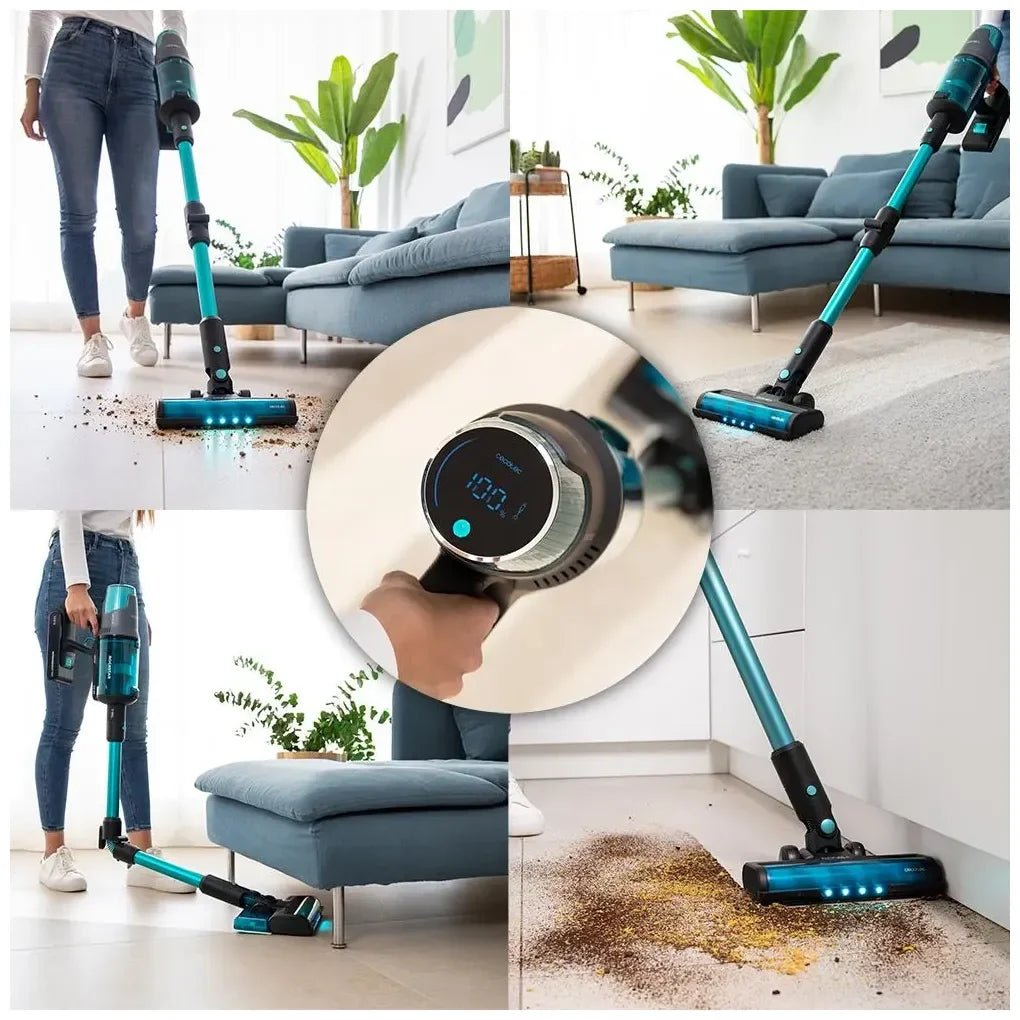 Aspirador Escoba Sin Cable 4 en 1: Potencia, Autonomía y Limpieza para Mascotas de Cecotec 12