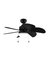 Ceiling Fan Black 50W with Light, 6 Blades and Winter-Summer Mode from Cecotec