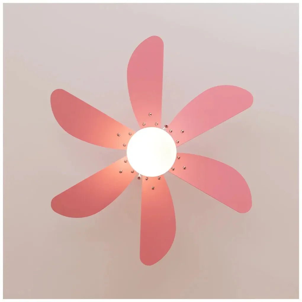 Ventilador de Techo Rosa 50W con Lámpara, 6 Aspas y Modo Invierno/Verano de Cecotec 2