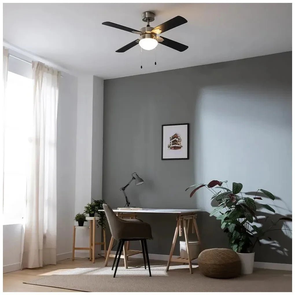 Ventilador de Techo de 42 pulgadas con Iluminación, 3 Niveles de Velocidad y Función Estacional de Cecotec 4
