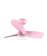 Ventilateur de plafond rose silencieux moteur DC éclairage LED télécommande EnergySilence Aero Cecotec