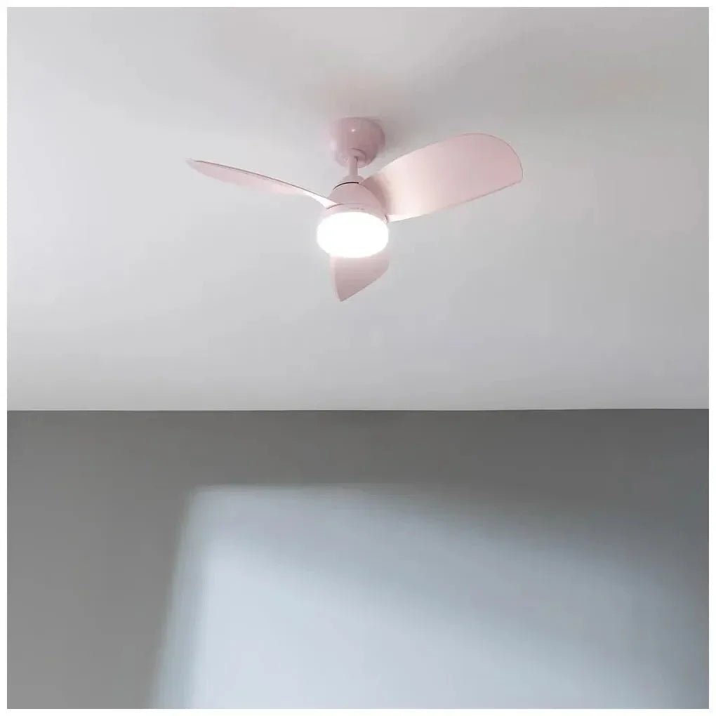 Ventilador de Techo Rosa con Motor DC, Luz LED y Control Remoto - EnergySilence Aero de Cecotec 3