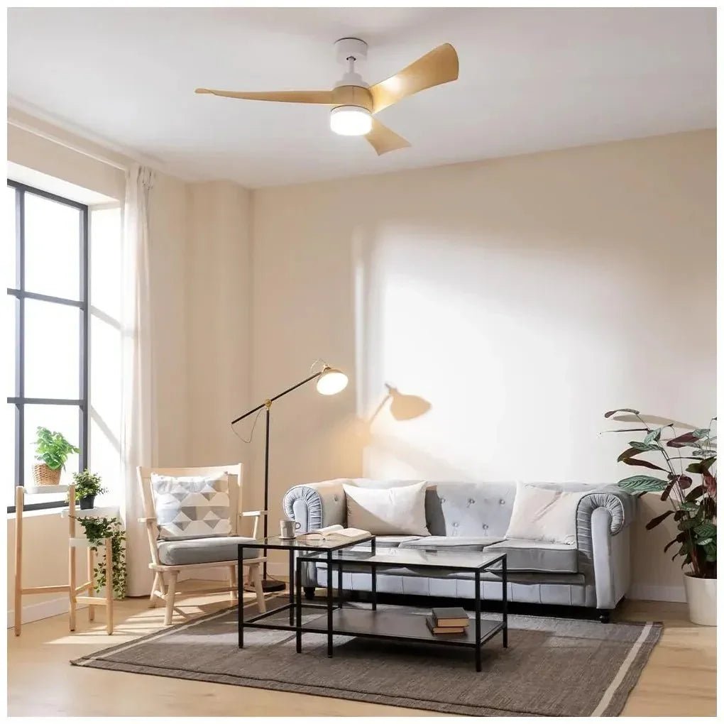 Ventilador de Techo Silencioso con Luz LED y Modo Invierno-Verano, 52 pulgadas de Cecotec 4