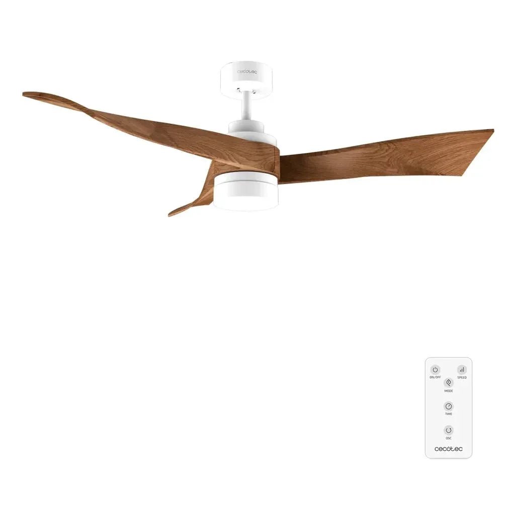 Ventilador de Techo Silencioso con Luz LED y Modo Verano/Invierno, Diseño Elegante de Cecotec 2