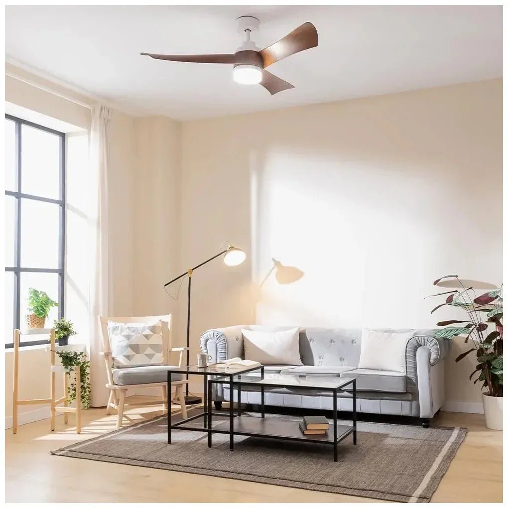 Ventilador de Techo Silencioso con Luz LED y Modo Verano/Invierno, Diseño Elegante de Cecotec 4
