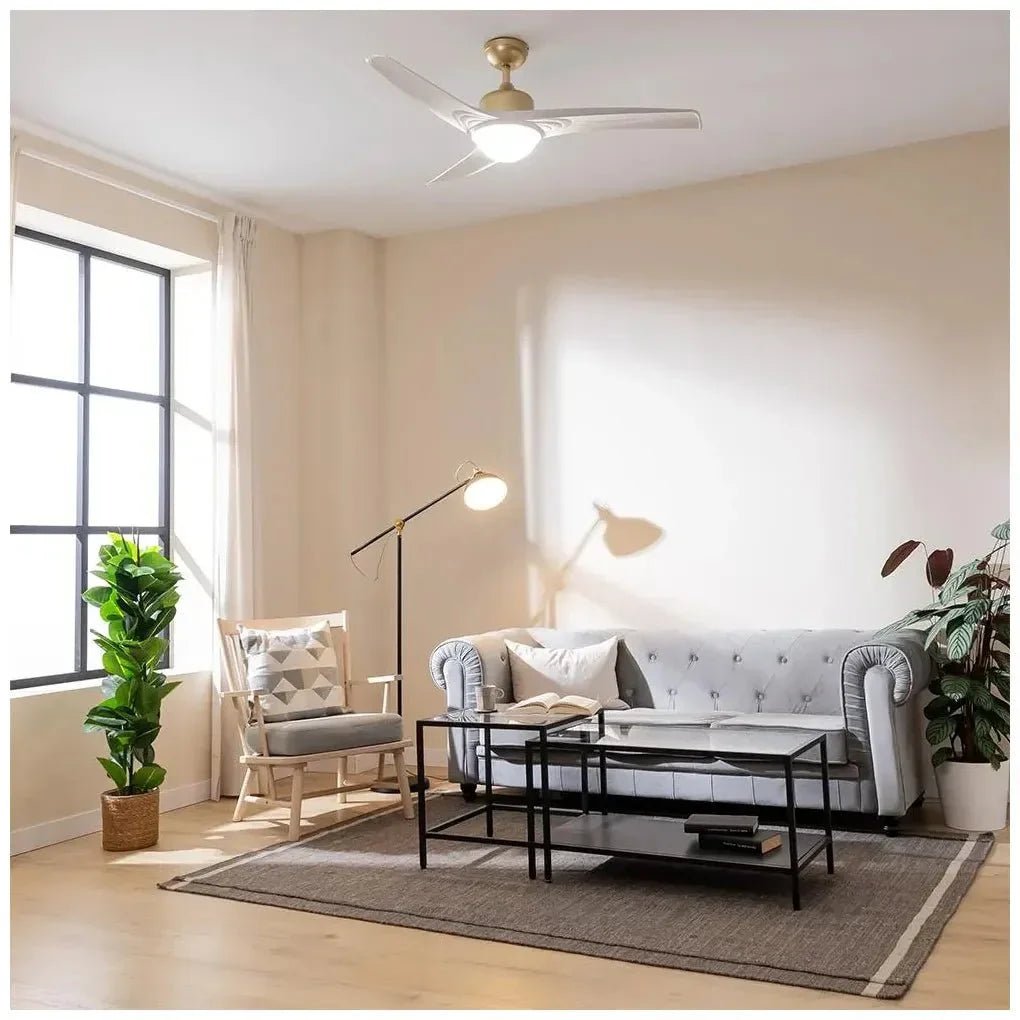 Ventilador de Techo de 52 pulgadas: Iluminación LED, Control Remoto y Función de Temporizador - EnergySilence Aero 560 de Cecotec 4