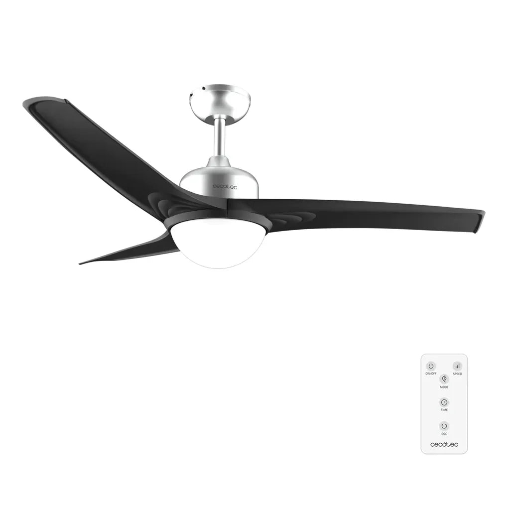 Ventilador de Techo de 52 pulgadas Iluminación LED, Control Remoto y Función de Temporizador - EnergySilence Aero 560 de Cecotec 2
