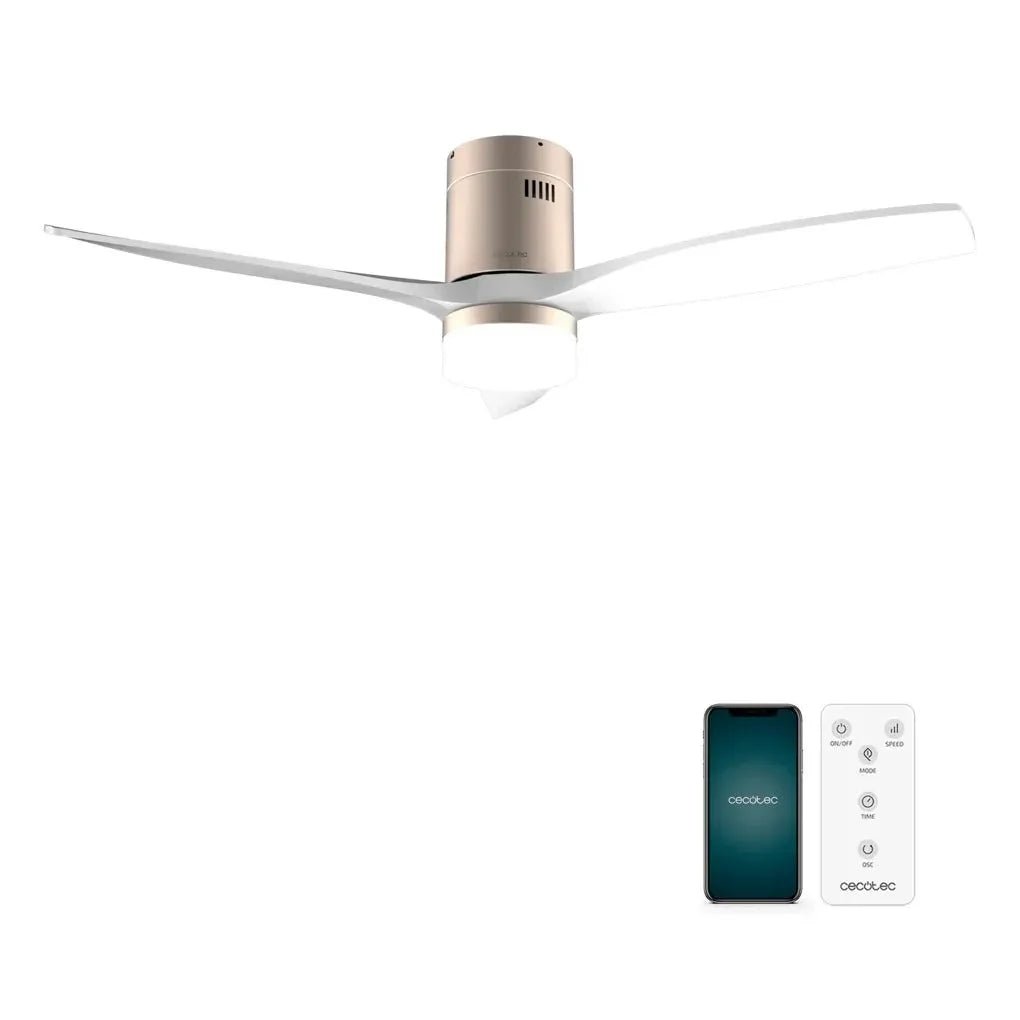 Ventilador de Techo 52 pulgadas con Wi-Fi, Luz LED, 6 Velocidades y Modo Invierno-Verano de Cecotec 2