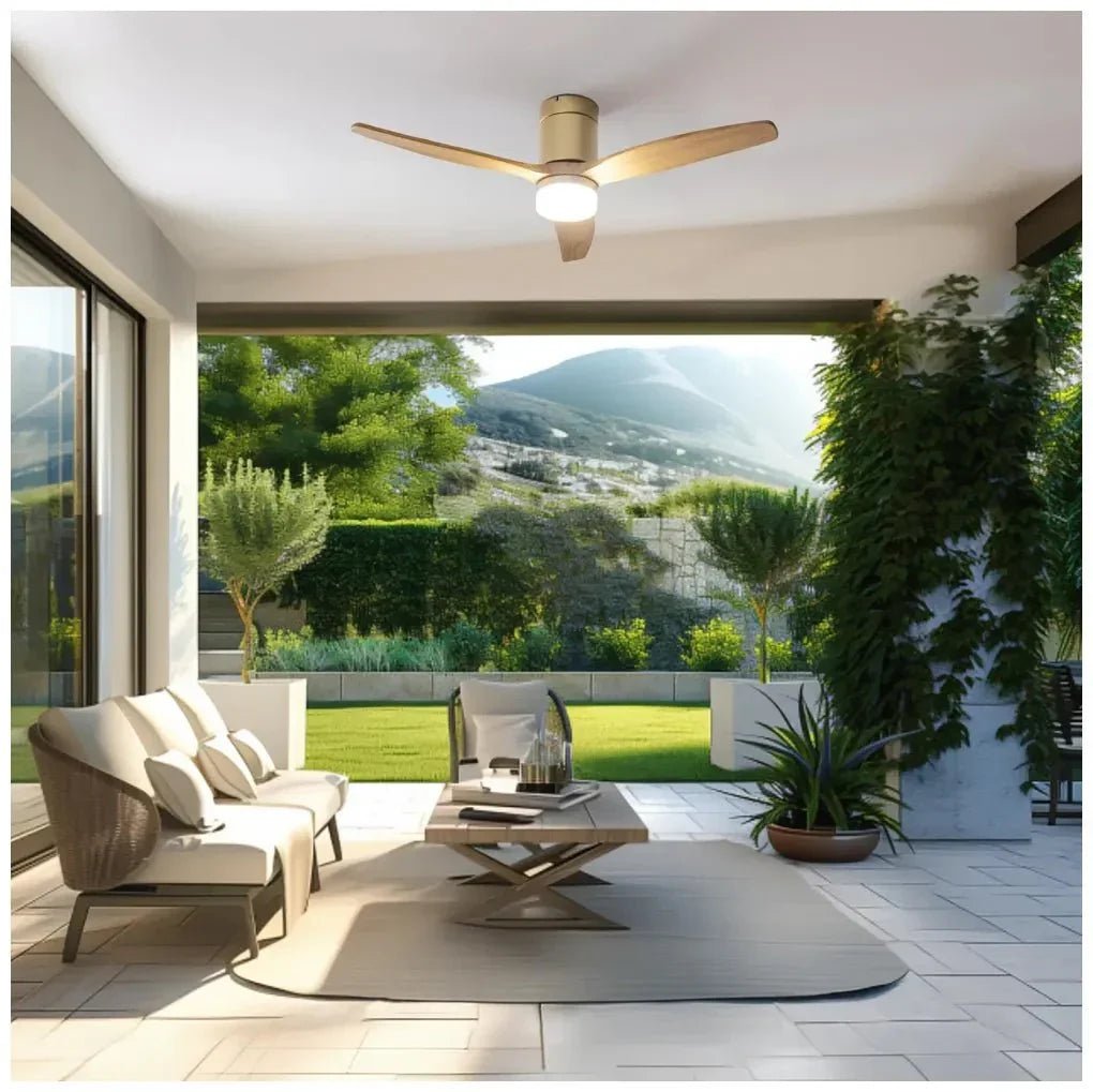 Ventilador de Techo 52” con Wi-Fi, Luz LED, IP44 y Modo Invierno/Verano de Cecotec 4