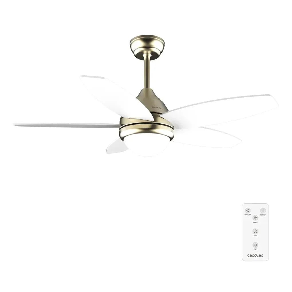 Ventilador de Techo 42'' con Luz LED, Mando y Función Verano/Invierno de Cecotec 2