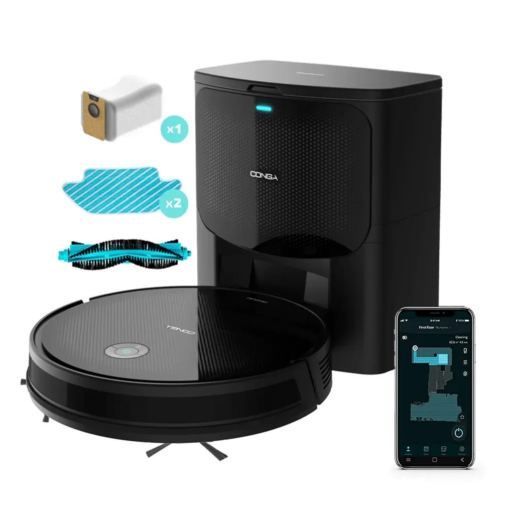 Robot Aspirador 4 en 1 con Autovaciado y Potente Succión para Hogares Impecables de Cecotec 2