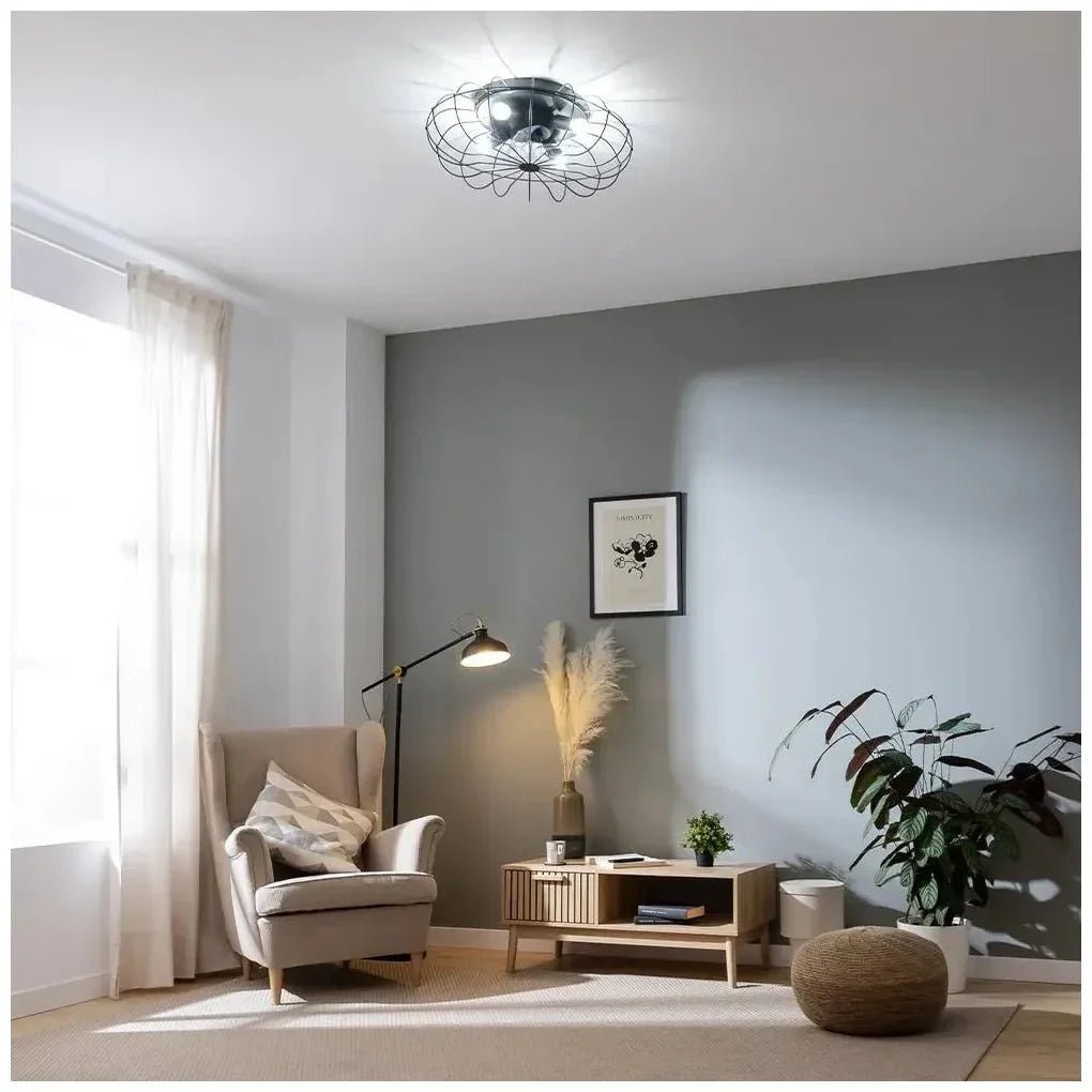 Ventilador de Techo con Lámpara y Motor DC, Diseño Moderno y Funcionalidad Avanzada de Cecotec 4