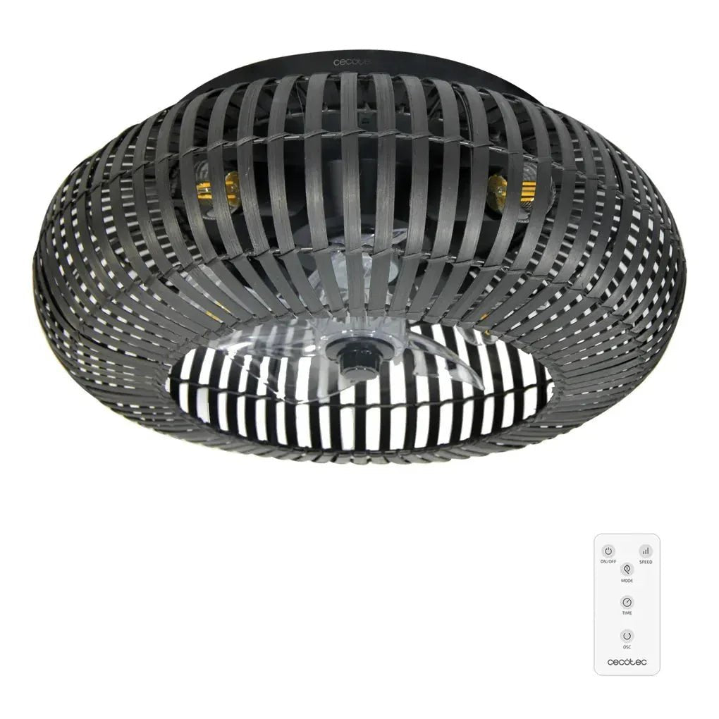 Ventilador de Techo con Lámpara y Motor DC, Diseño Moderno y Función Invierno/Verano de Cecotec 2