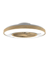 Ceiling Fan with LED Lighting, Silent Motor, and Remote Control - Contemporary Style by Cecotec