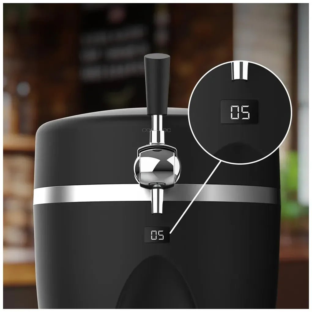 Dispensador de Cerveza BeerFlow 5000: Enfriamiento Rápido y Almacenamiento Versátil de Cecotec 9