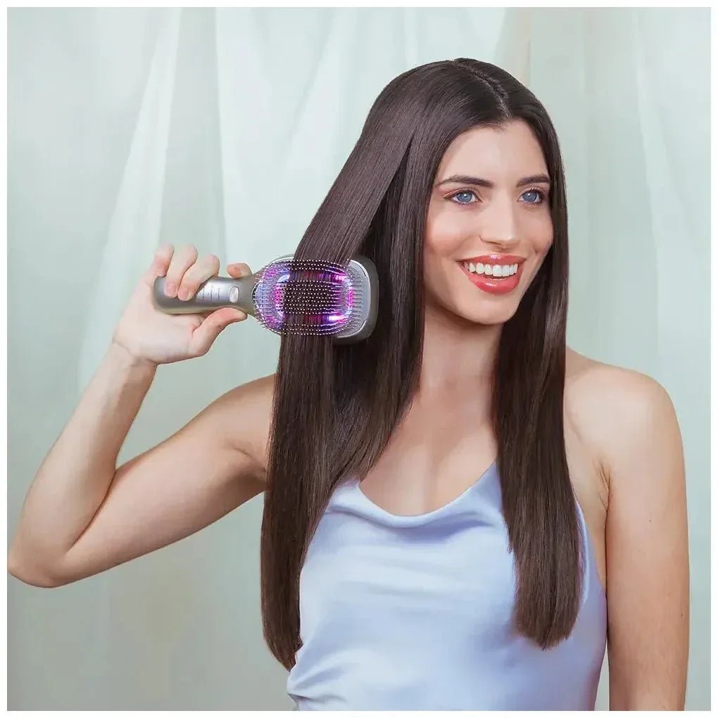 Cepillo reparador HairCare Revitalize con tecnología láser LLLT Microcorrientes EMS luz LED de Cecotec 12