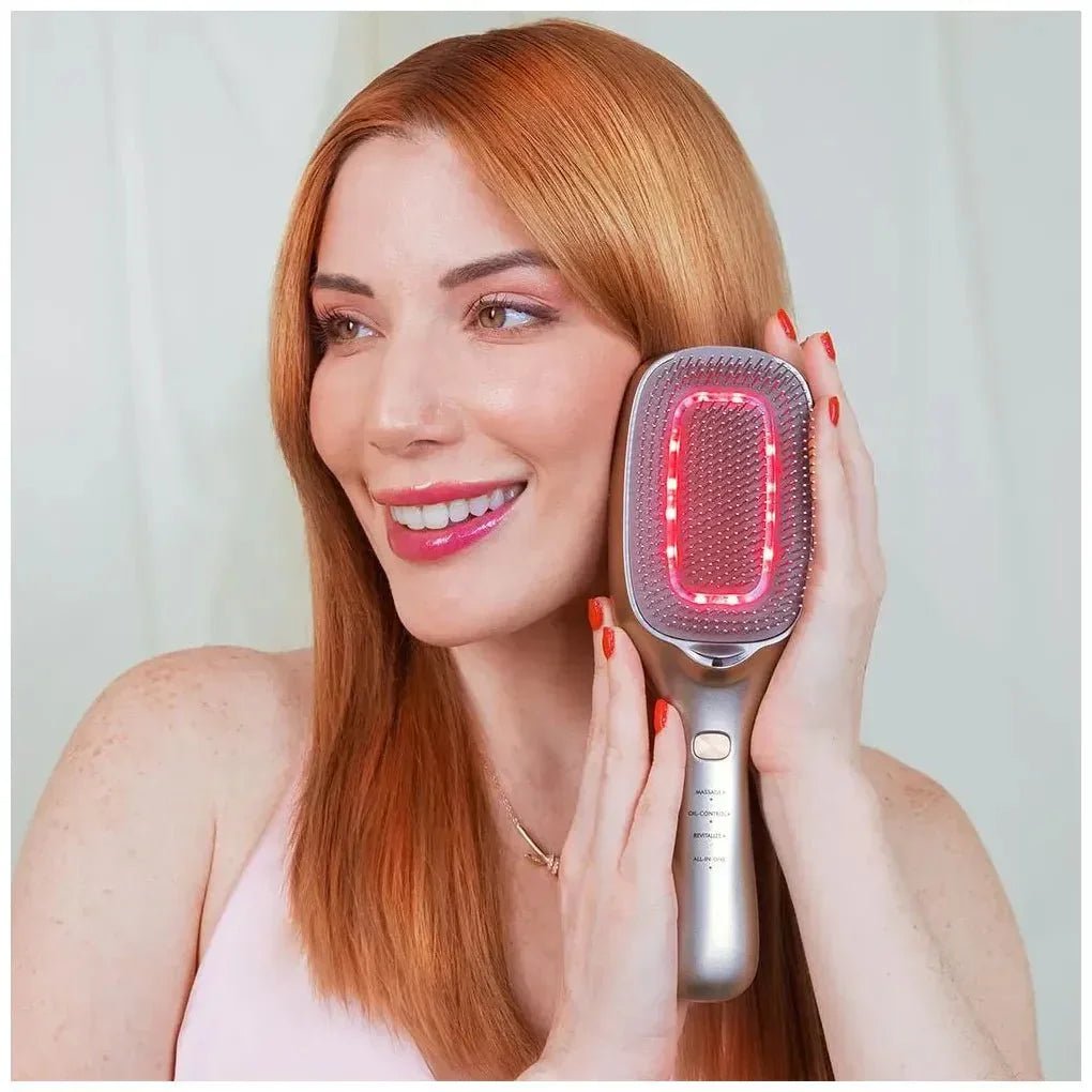 Cepillo reparador HairCare Revitalize con tecnología láser LLLT Microcorrientes EMS luz LED de Cecotec 7