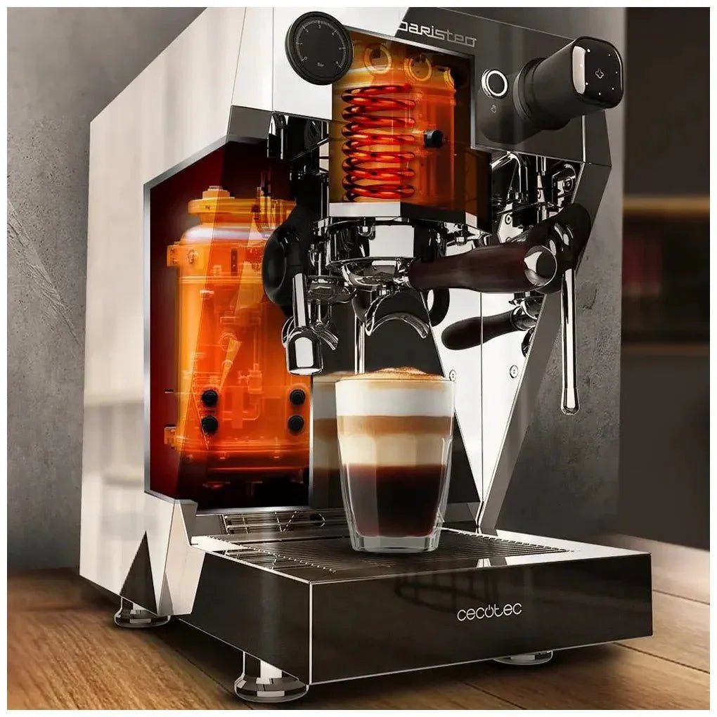 Cafetera Espresso Profesional Baristeo Brava: Crema Perfecta y Sabor Equilibrado de Cecotec 6