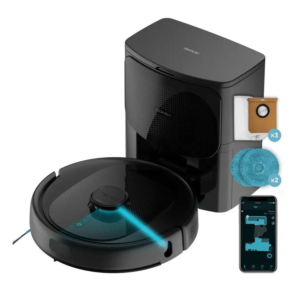 Robot Aspirador 4 en 1 con Succión 10.000 Pa y Navegación Láser para Mascotas de Cecotec 5