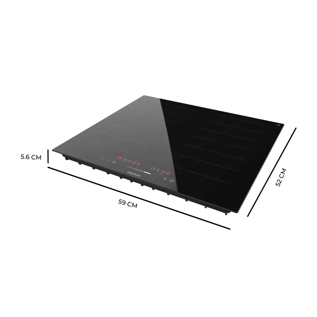 Placa de Inducción Flex 7200W: Potencia, Seguridad y Versatilidad en tu Cocina de Cecotec 4