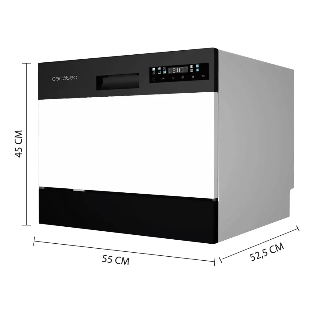 Lavavajillas Compacto Bolero Aguazero 2300: Eficiencia y Comodidad en 6 Cubiertos de Cecotec 4