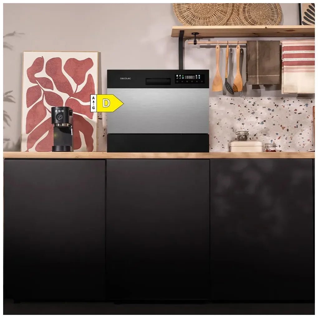 Lavavajillas Compacto Inoxidable: Eficiencia, Seguridad y Versatilidad en 6 Cubiertos de Cecotec 8