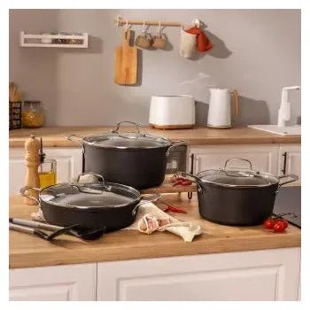 Olla antiadherente de aluminio forjado de 24 cm polka fantasy 24 pot silver de Cecotec 3