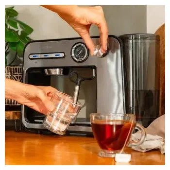 Cafetera eléctrica de 20 bares con vaporizador orientable y depósito de agua de 1 l power espresso 20 square de Cecotec 7