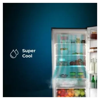 Frigorífico combinado de 322 l de capacidad con dispensador de agua bolero coolmarket combi 322 wd inox d de Cecotec 8