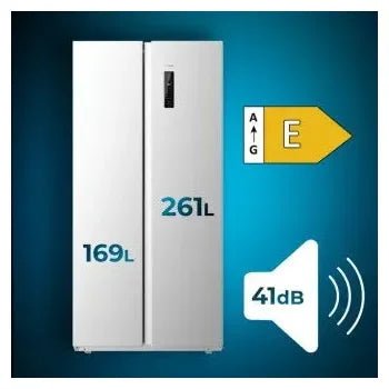 Frigorífico americano con 430 l de capacidad bolero coolmarket sbs 430 inox e de Cecotec 4