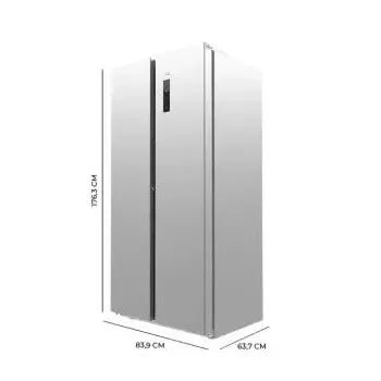 Frigorífico americano con 430 l de capacidad bolero coolmarket sbs 430 inox e de Cecotec 5