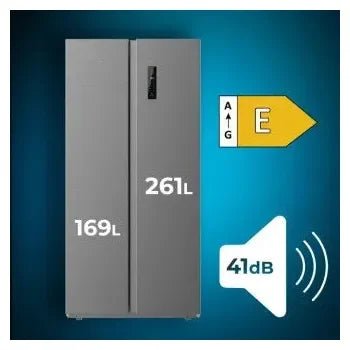 Frigorífico americano con 430 l de capacidad bolero coolmarket sbs 430 dark e de Cecotec 5