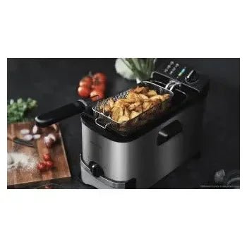 Freidora de aceite con 3 litros de capacidad y 2000 w en color acero cleanfry luxury de Cecotec 2