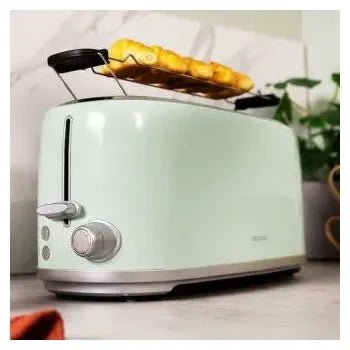 Tostadora retro con 2 ranuras anchas largas y con capacidad para 4 tostadas toast&taste 1600 retro double de Cecotec 7