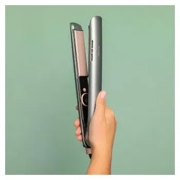 Plancha de pelo con placas de cerámica y turmalina su cable es giratorio bamba ritualcare ionic sphere de Cecotec 4