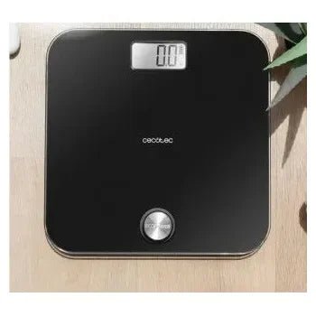 Báscula digital con plataforma de cristal surface precision ecopower 10000 healthy black de Cecotec 6
