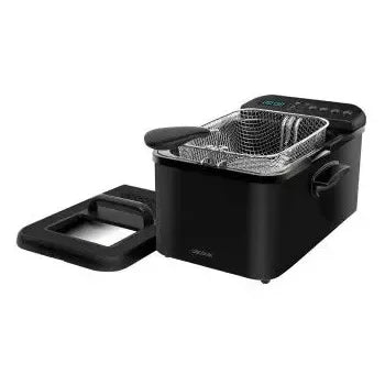 Freidora eléctrica con 4,2 litros de capacidad y 3270 w en color negro cleanfry luxury de Cecotec 2