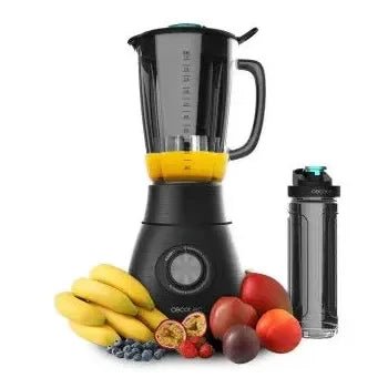 Batidora de vaso de 1800 w de acero inoxidable y recubrimiento en titanio negro power black titanium go de Cecotec 3