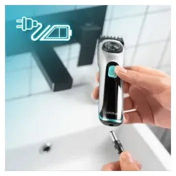 Recortador de barba inalámbrico con Cuchillas de acero inoxidable y accesorios Bamba PrecisionCare de Cecotec 9